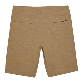 O'Neill Locked Slub Hybrid Shorts in Khaki