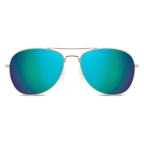 Abaco Avery Sunglasses in Gold/Ocean