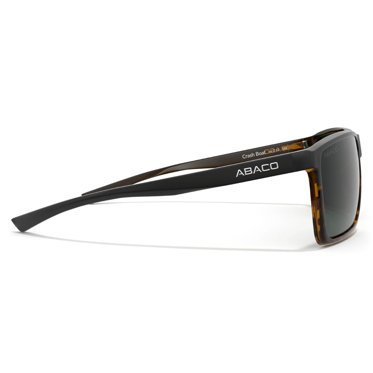 Abaco Crash Boat Sunglasses in Matte Black/Tortoise Fade