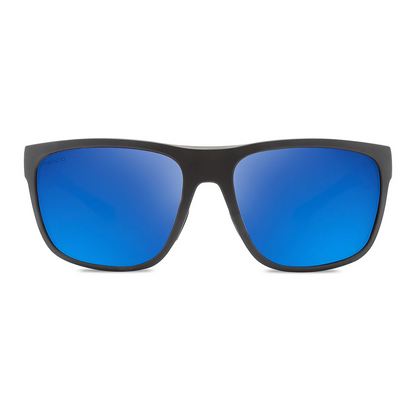 Abaco Nomad Sunglasses in Matte Black/Deep Blue