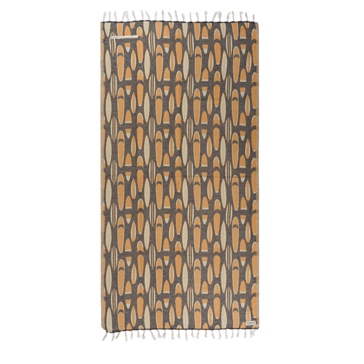 Sand Cloud Boards Towel with Zip Pocket in Black