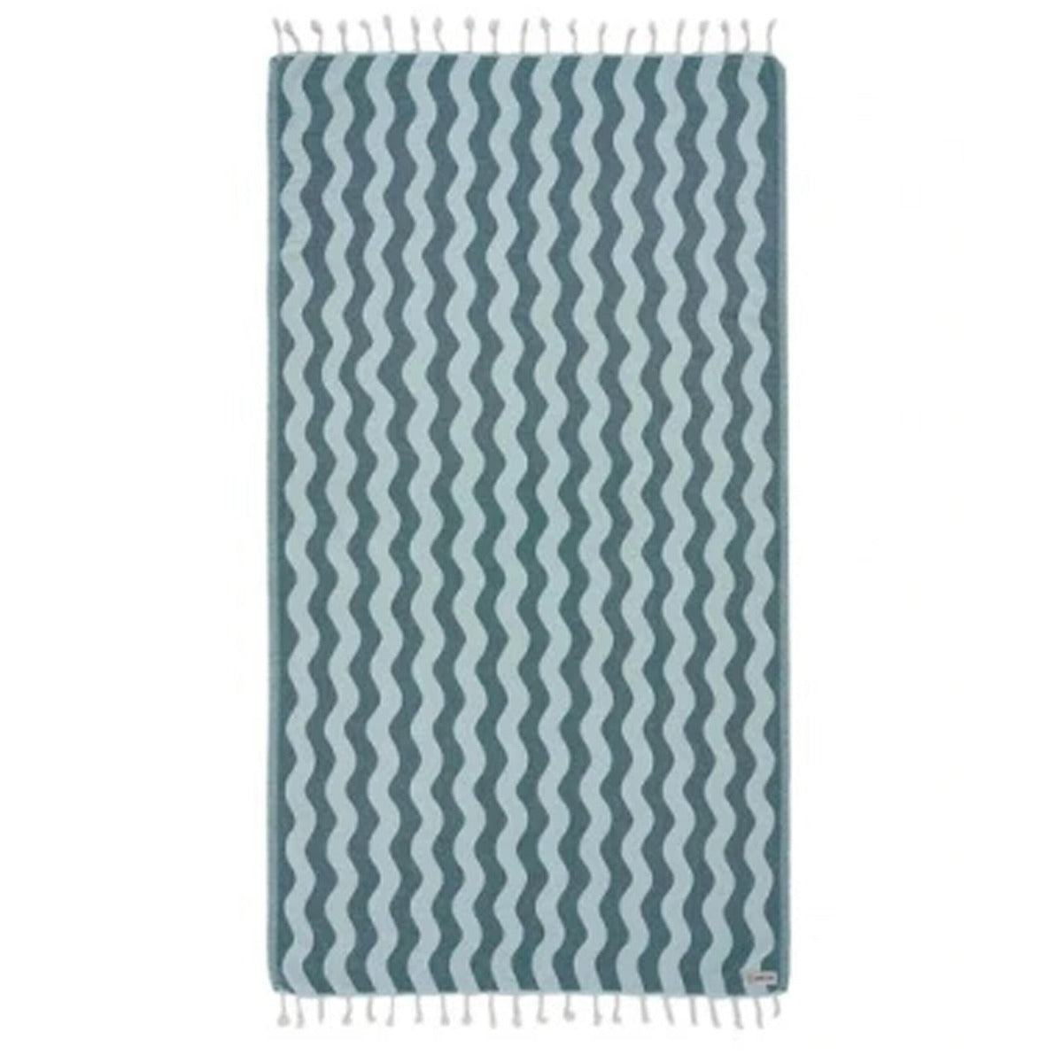 Sand Cloud Rumble Waves Towel in Teal