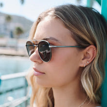 I-Sea Easton Sunglasses in Gunmetal/ Brown