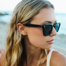 I-Sea Palmer Sunglasses in Black/ Smoke