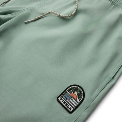 Vissla Solid Sets 17.5" Ecolastic Boardshorts in Aloe