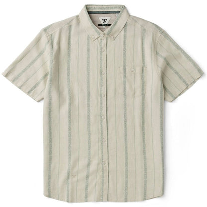 Vissla Lost Coast Short Sleeve Shirt in Vintage White