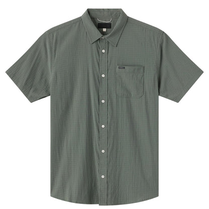 O'Neill TRVLR Perforated Standard Fit Shirt in Dark Olive