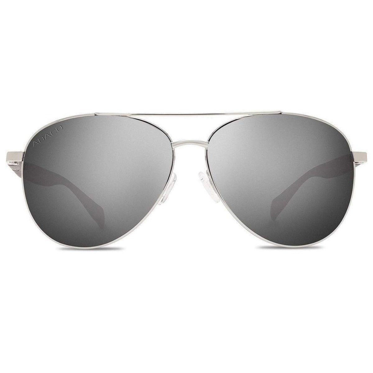 Abaco Burton Sunglasses in Silver/Chrome Mirror