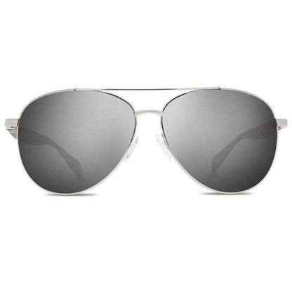 Abaco Burton Sunglasses in Silver/Chrome Mirror