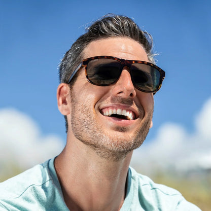 Abaco Jordan Sunglasses in Tortoise/G15
