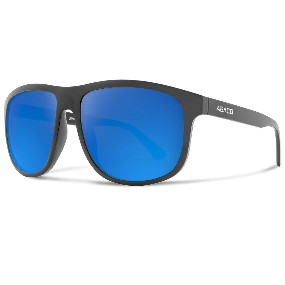 Abaco Jordan Sunglasses in Gloss Black/Deep Blue