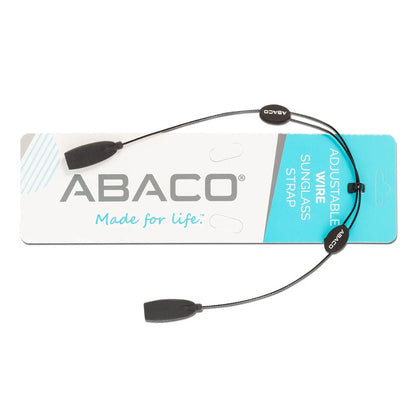 Abaco Adjustable Cable Sunglass Strap in Black