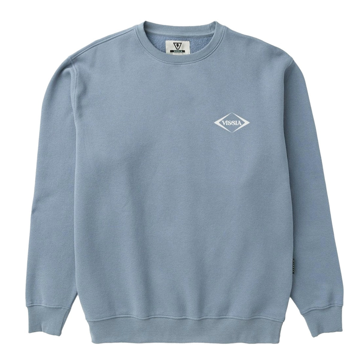 Vissla Offshore Eco Crew in Faded Denim