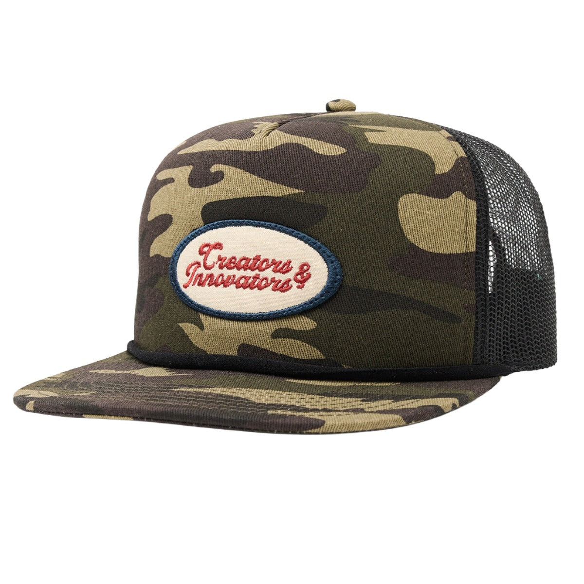 Vissla Garage Foam Trucker Hat in Camo