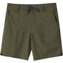 O'Neill TRVLR Halfback Hybrid Short in Dark Olive