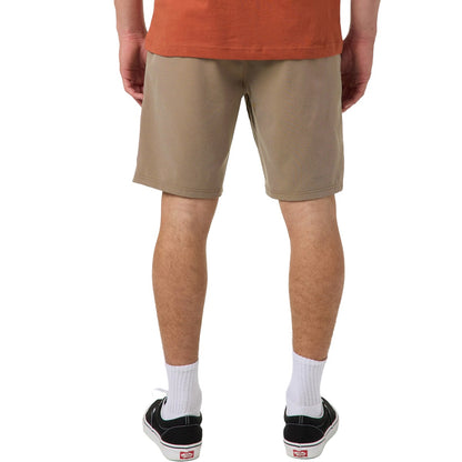 O'Neill Reserve Light Check 19" Hybrid Boardshorts Dark Khaki