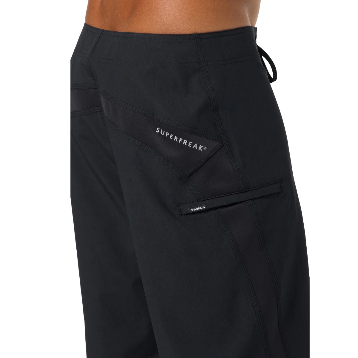 O'Neill Superfreak Solid Boardshorts in Black