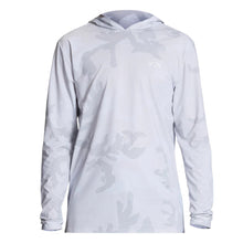 Billabong Arch Mesh Long Sleeve Hooded Surf Shirt in Silver