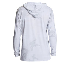 Billabong Arch Mesh Long Sleeve Hooded Surf Shirt in Silver