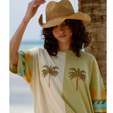 Billabong Split Palm Short Sleeve Tee in White Cap