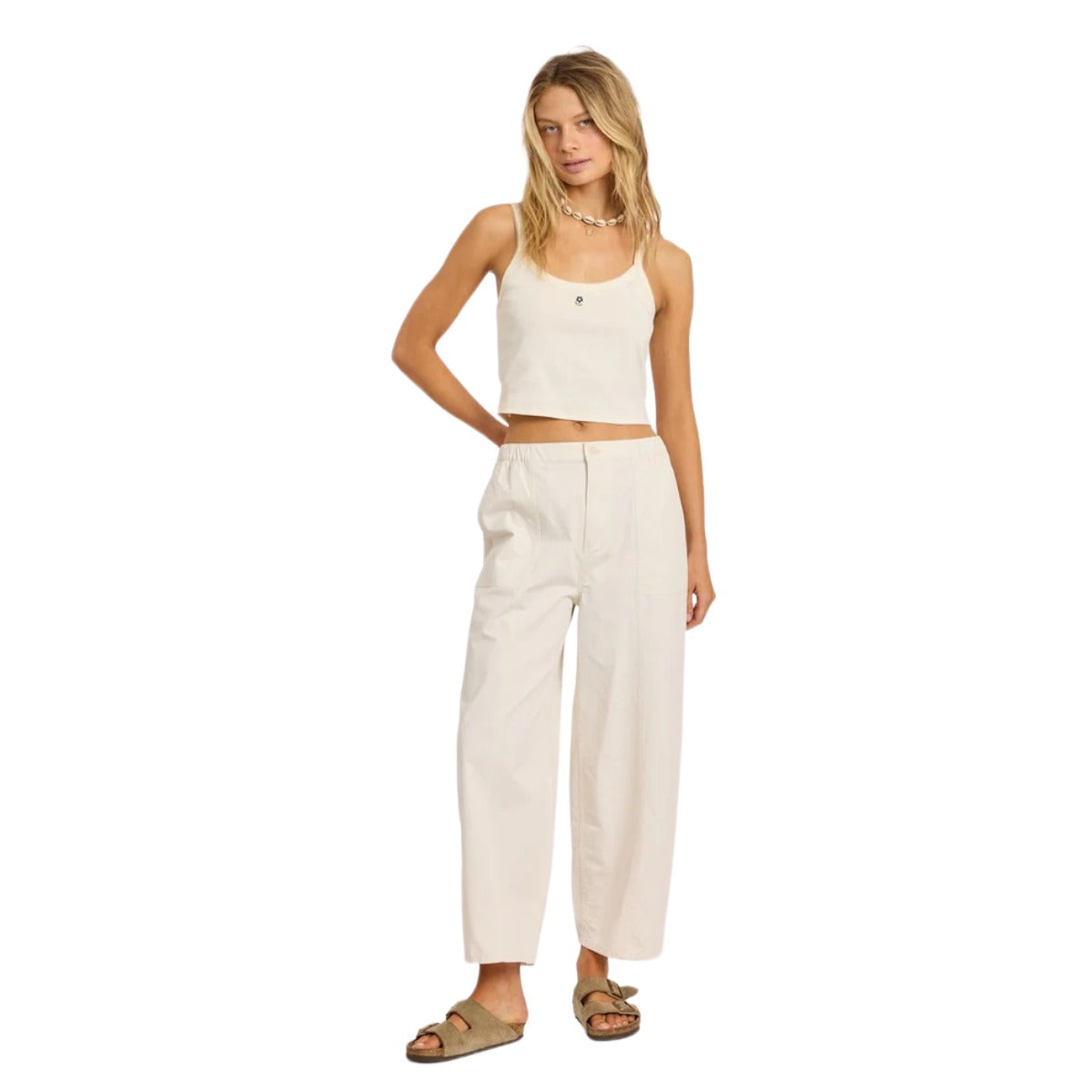 Sisstr Ocean Drifter Woven Pant in Sea Salt