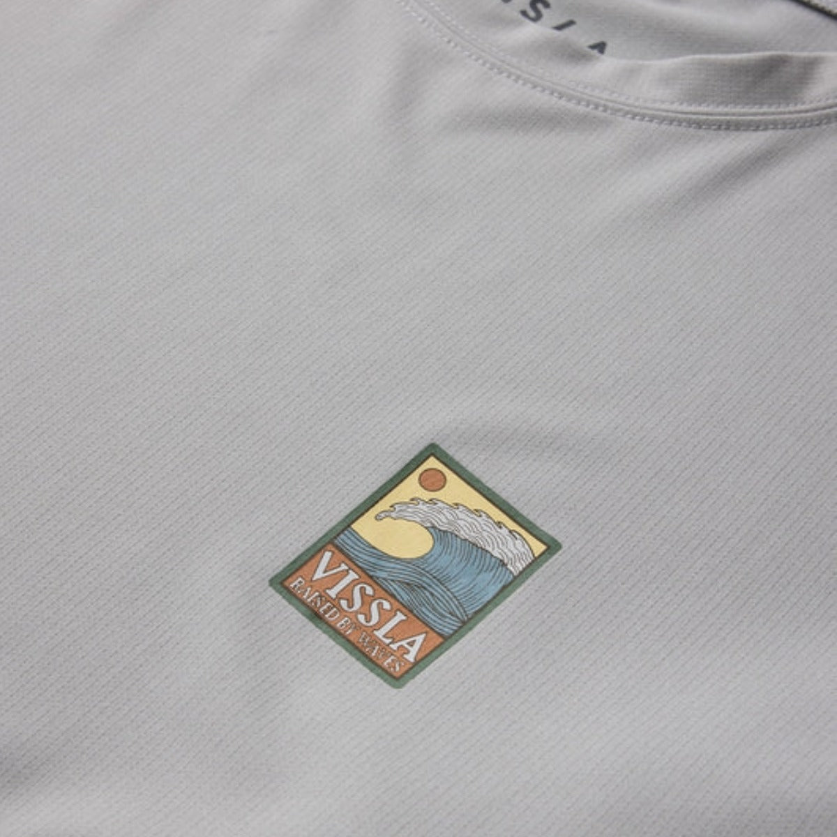 Vissla Pro Comp Long Sleeve Sun Shirt in Storm Grey