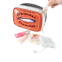 Sardine's Tin Can Cosmetic Bag in Orange