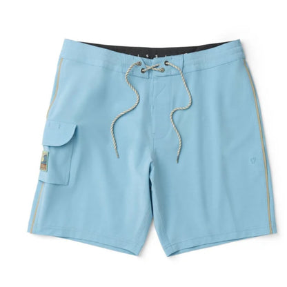 Vissla Solid Sets 18.5'' Boardshort in Blue