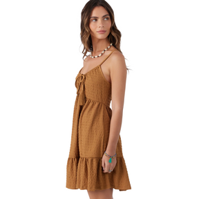 O'Neill Saige Dress in Brown Sugar