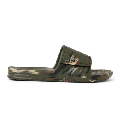 Reef Fanning Slide H20 Men's Sandal in Camo Marble