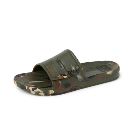 Reef Fanning Slide H20 Men's Sandal in Camo Marble