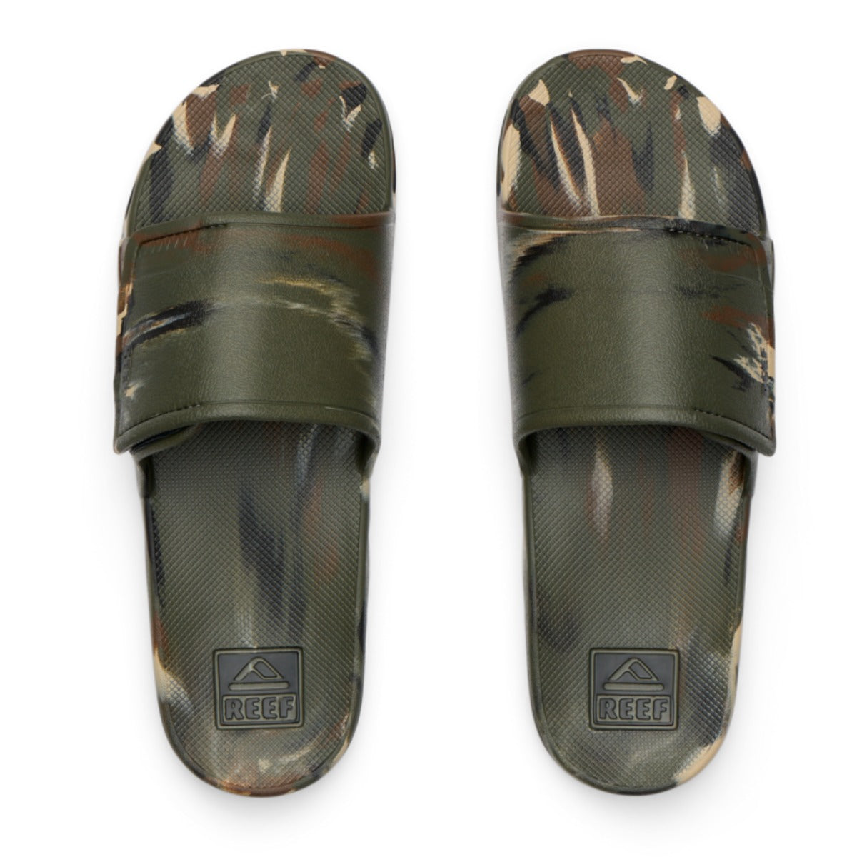 Reef Fanning Slide H20 Men's Sandal in Camo Marble