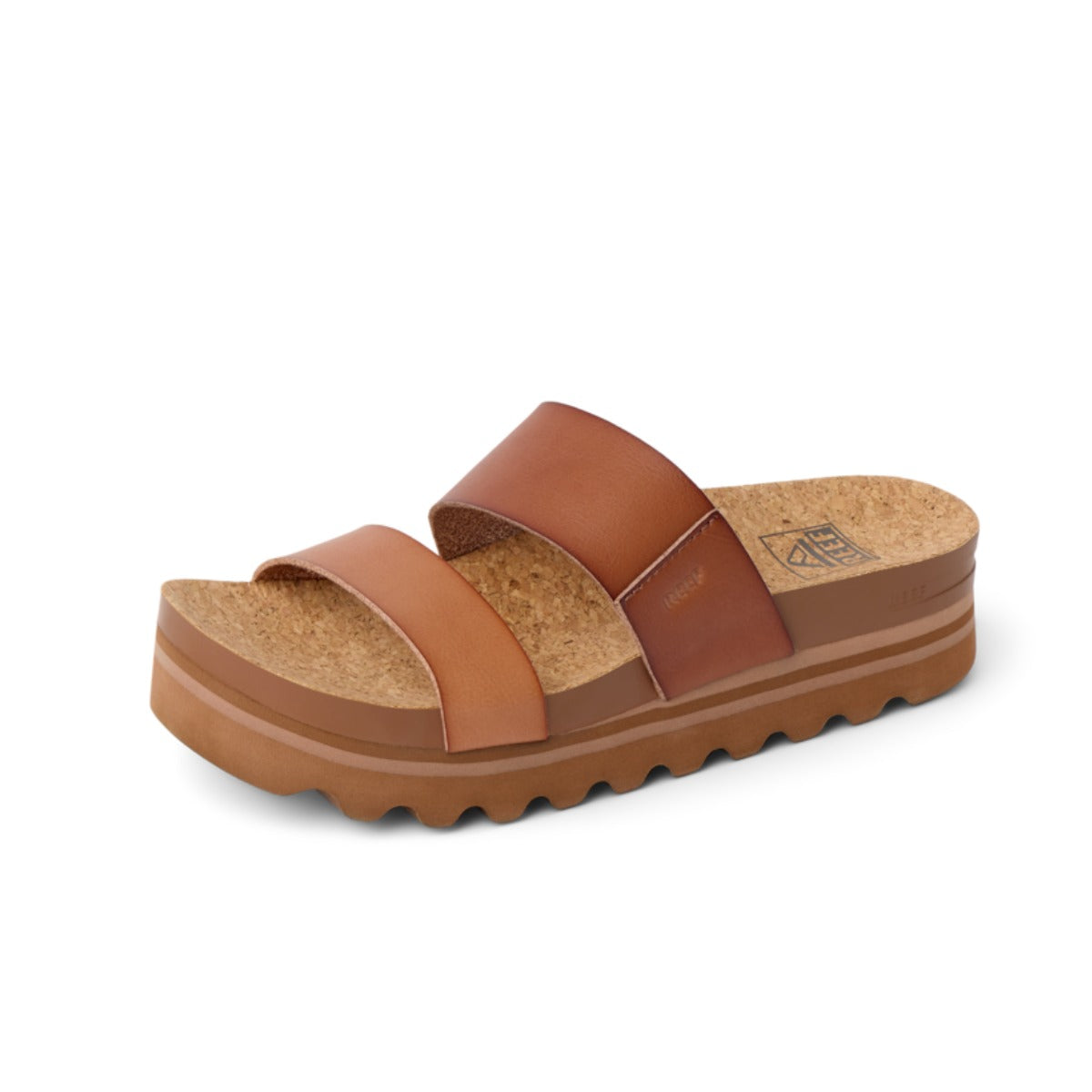 Reef Cushion Vista Hi Women's Sandal in Espresso Duo