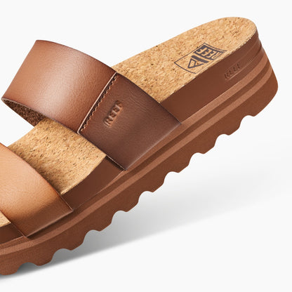 Reef Cushion Vista Hi Women's Sandal in Espresso Duo