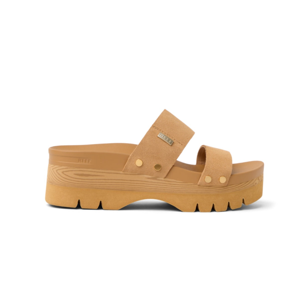 Reef Vista Higher Cleo Women's Sandal in Tan Suede