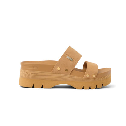 Reef Vista Higher Cleo Women's Sandal in Tan Suede