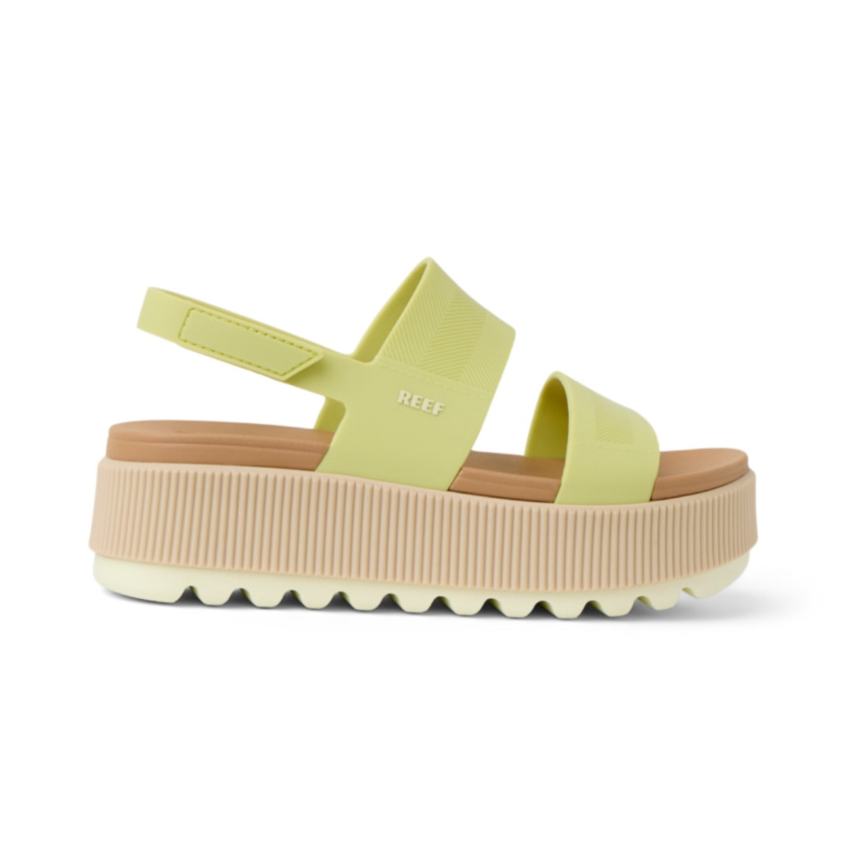 Reef Water Vista Higher Women's Sandal in Lime Sherbet