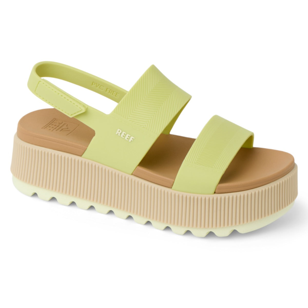 Reef Water Vista Higher Women's Sandal in Lime Sherbet