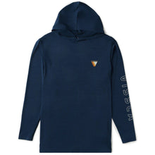 Vissla Twisted Eco LS Sun Shirt in Dark Navy Heather