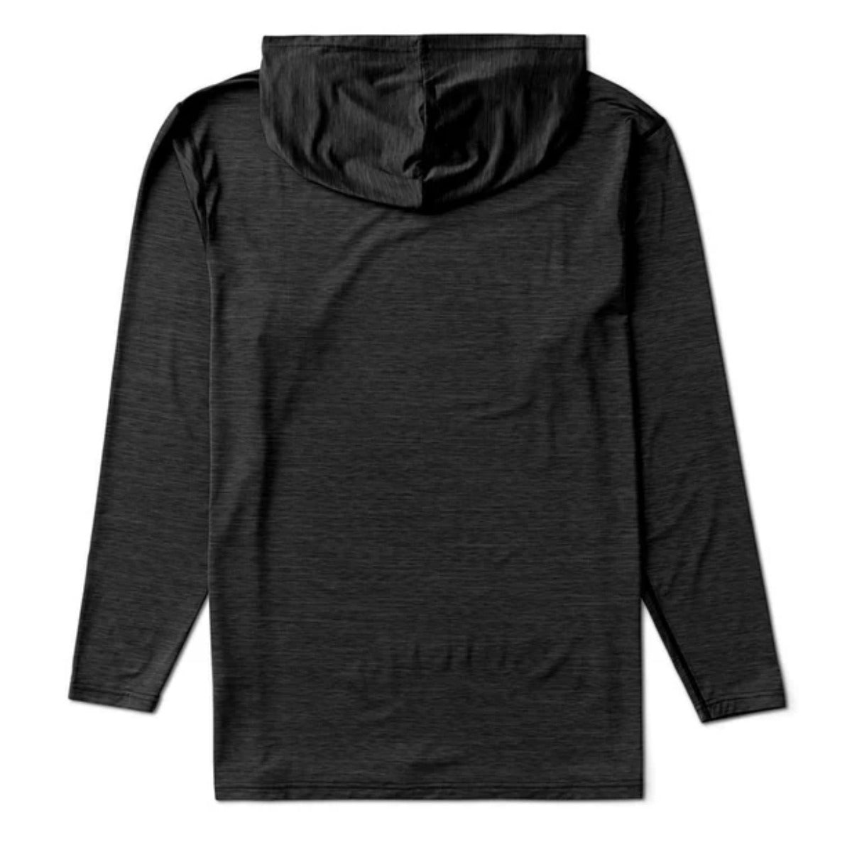 Vissla Twisted Eco Hooded Long Sleeve Sun Shirt in Black Heather