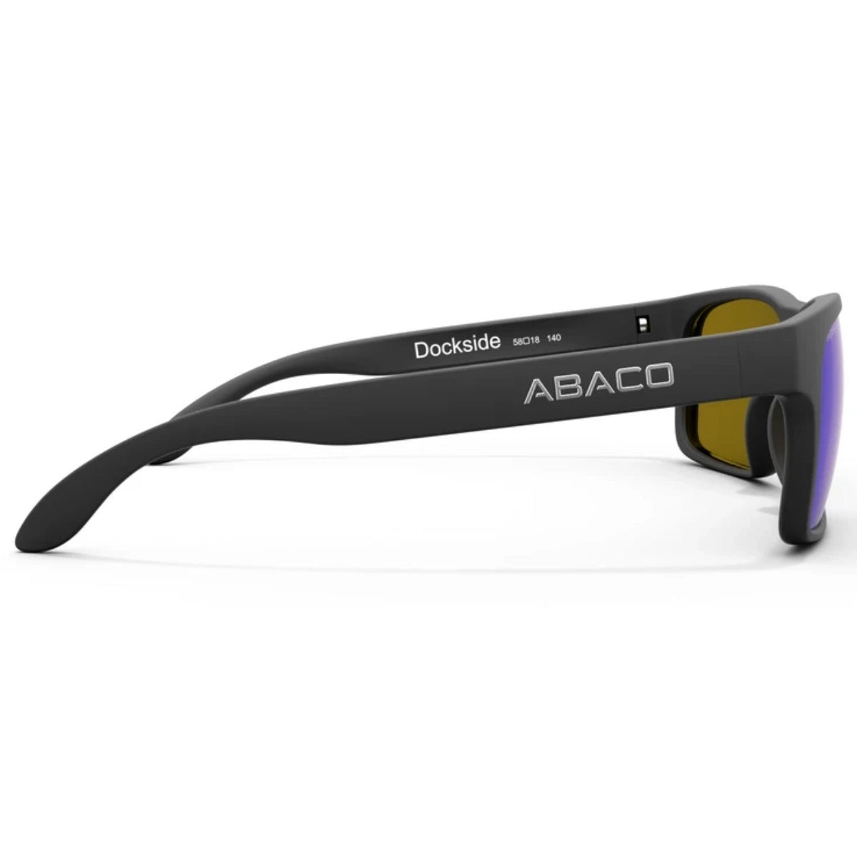 Abaco Dockside Sunglasses in Black/Deep Blue