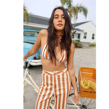 Sisstr Check and See Reversible Triangle Bikini Top in Sea Salt