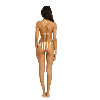 Sisstr Check and See Reversible Triangle Bikini Top in Sea Salt