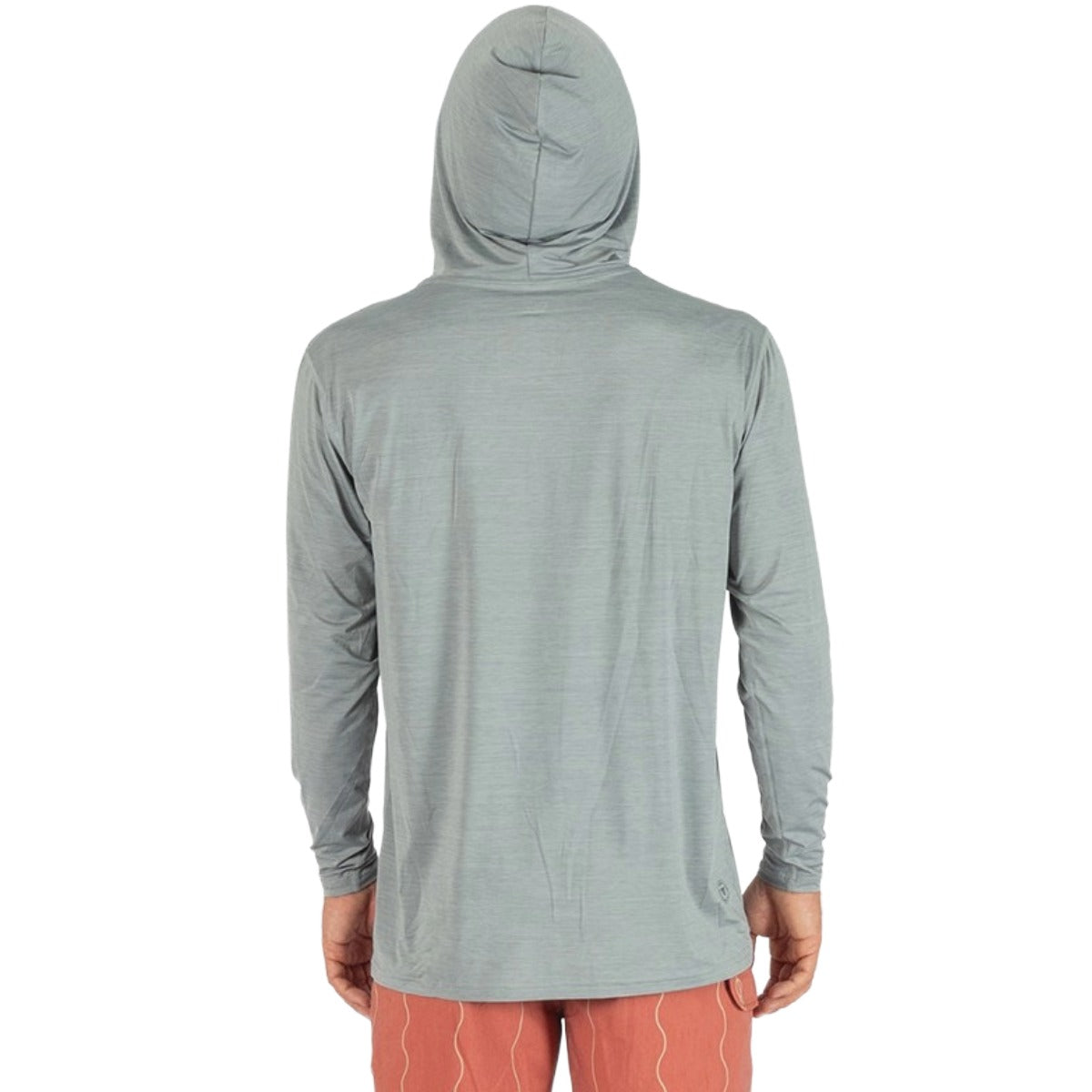 Vissla Twisted Eco Hooded Long Sleeve Sun Shirt in Grey Heather