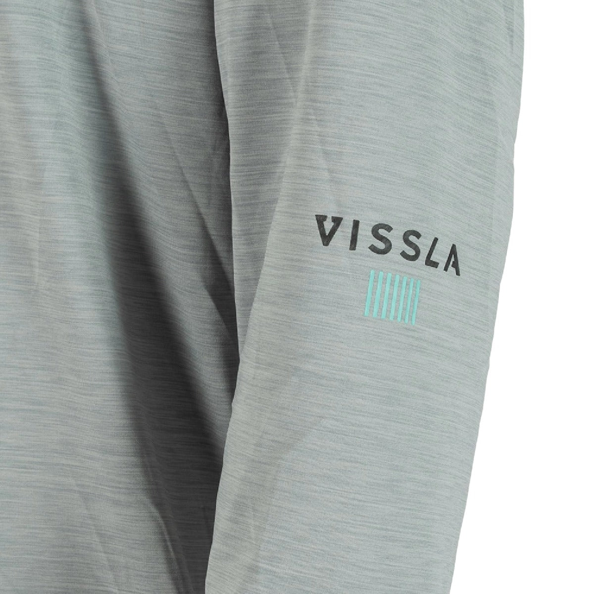 Vissla Twisted Eco Hooded Long Sleeve Sun Shirt in Grey Heather