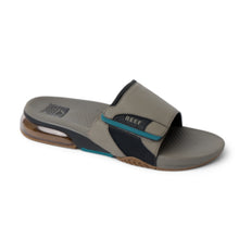 Reef Fanning + Slide Men's Sandal in Tan/Spruce