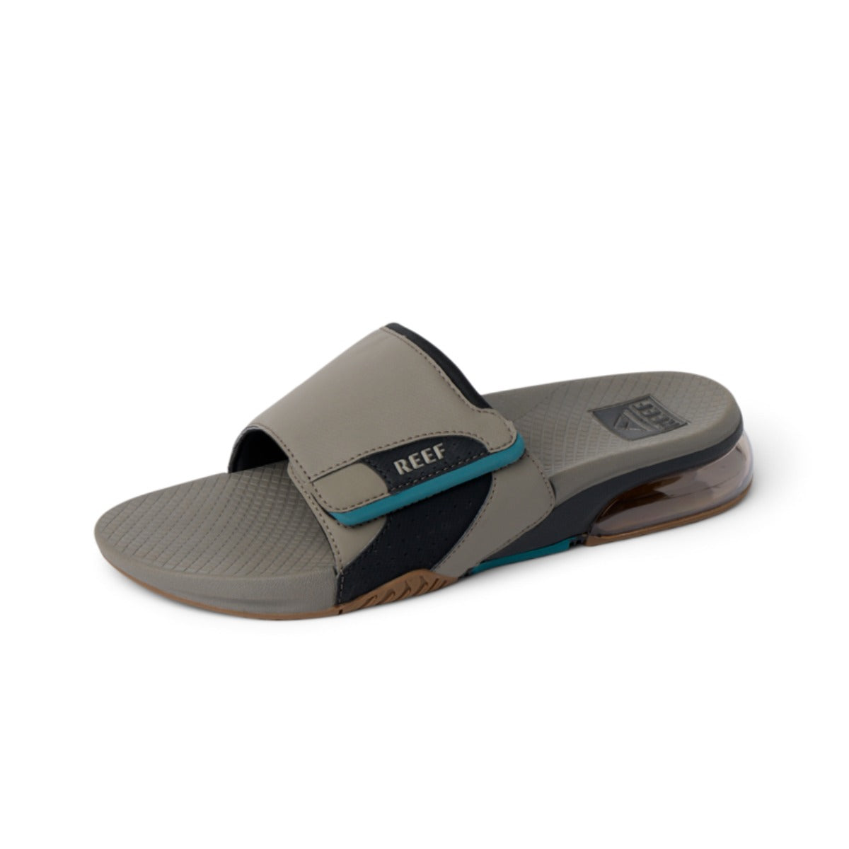 Reef Fanning + Slide Men's Sandal in Tan/Spruce