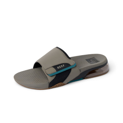 Reef Fanning + Slide Men's Sandal in Tan/Spruce