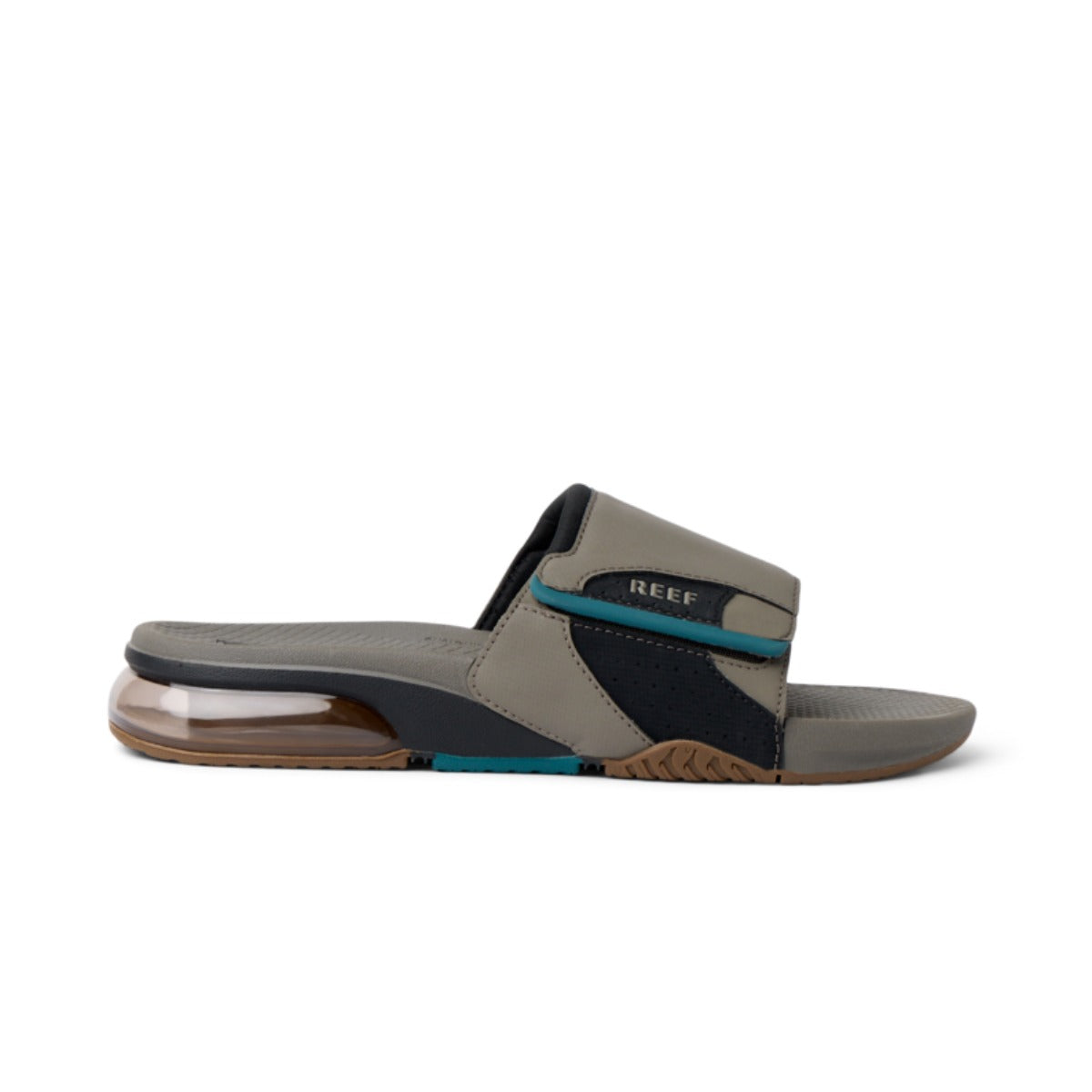 Reef Fanning + Slide Men's Sandal in Tan/Spruce