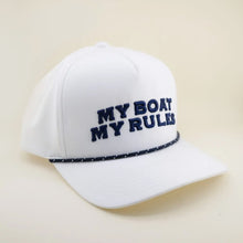 Freshwater My Boat My Rules Premium Trucker Hat in White